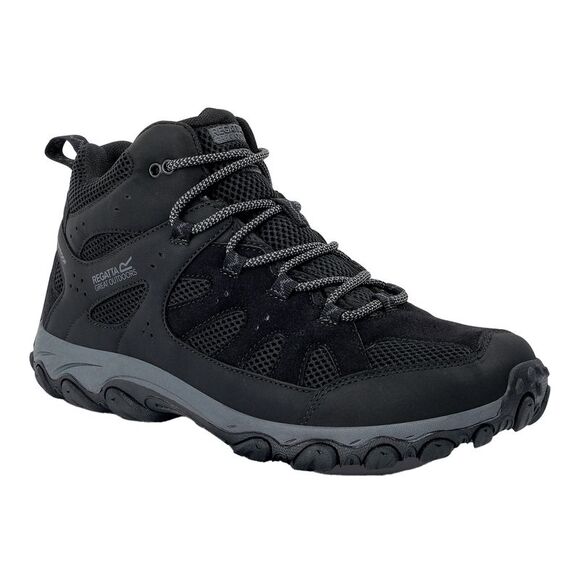 Regatta Mens Edgepoint IV Walking Boots / Black/Granite